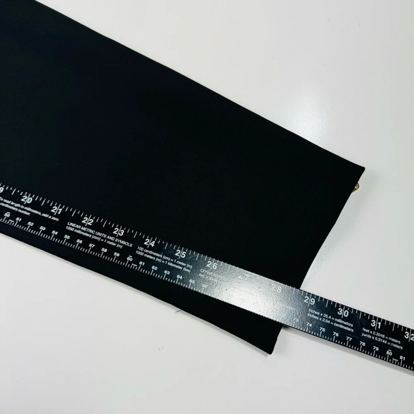 Trina Turk Black Straight Leg Pants Exposed Gold Zipper Size 4‎ - Picture 6 of 11